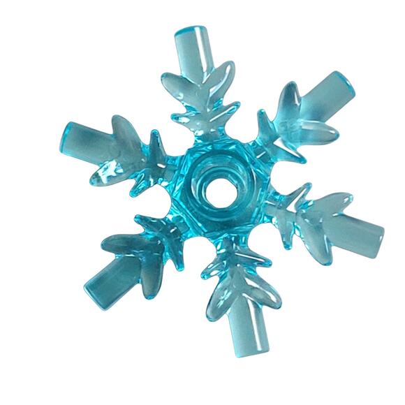 LEGO‎ Crystal Ice Snowflake Trans Light Blue x789 6278421 Frozen Parts Pieces - Picture 1 of 2
